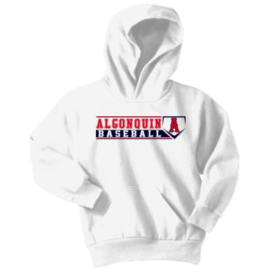 BASEBALL - Youth Core Fleece Pullover Hooded Sweatshirt Thumbnail