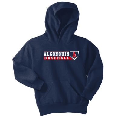 BASEBALL - Youth Core Fleece Pullover Hooded Sweatshirt Thumbnail